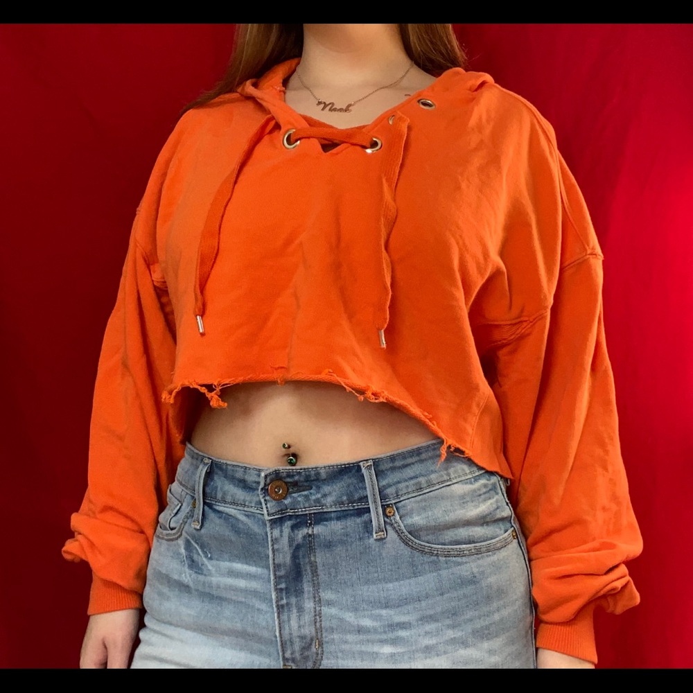 H&M Orange crop top
